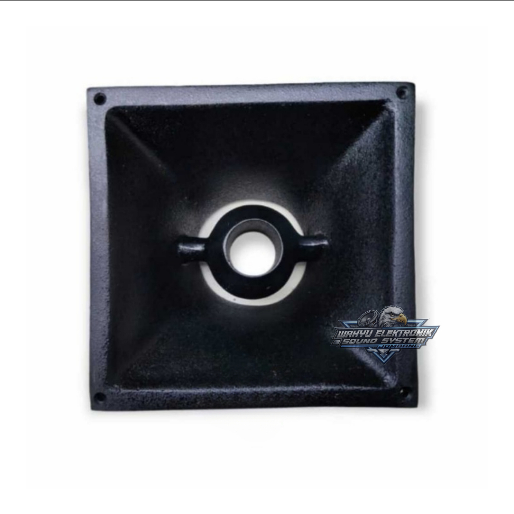 Horn Midel RUDAL Bolong 8'' / Corong Middle Balap 8in Untuk Speaker Mid 8 inch Bahan Cor Fiber Resin