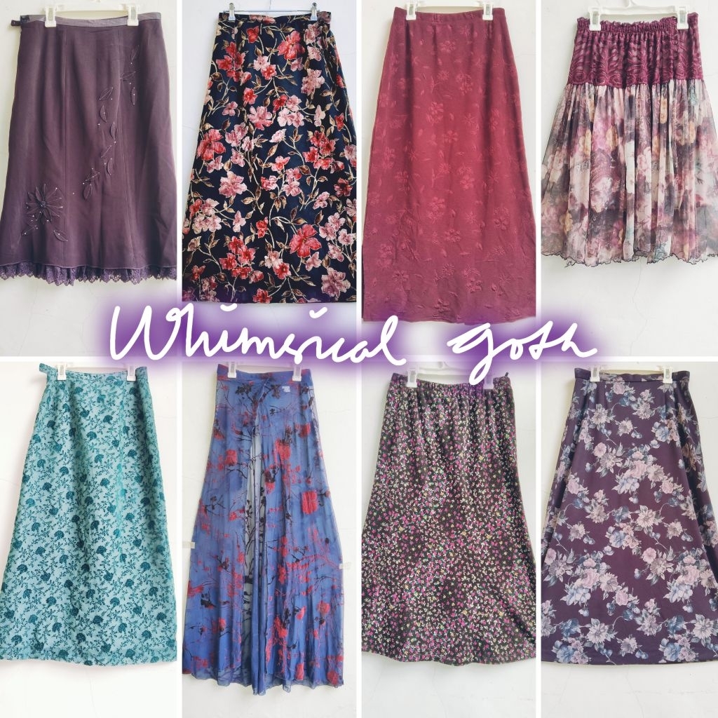 ROK UNGU PURPLE MAROON TOSCA BLUE BUNGA FLORAL EMBOSS VELVET LACE WITCHY WHIMSICAL WHIMSYGOTH HIPPIE