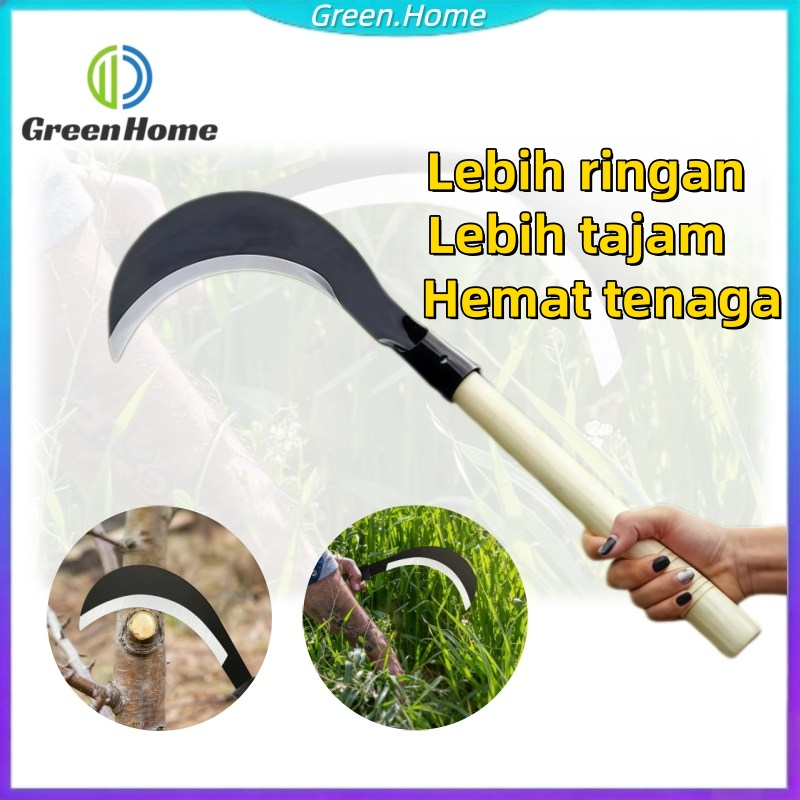 satu arit ARIT TANI BIASA sabit bahan gergaji Sabit Pemotong Rumput Sabit Rumput Arit Padi Alat Pemb