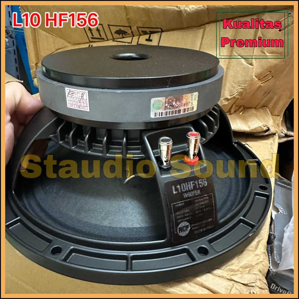 Speaker Komponen RCF L10 HF156 10 inch 500 watt 8 ohm speaker rcf 10 inci L10HF156 High Mid speaker 
