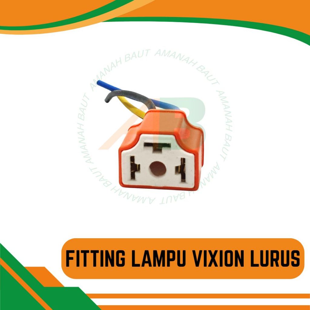 Fitting Lampu Soket Depan Vixion Lurus