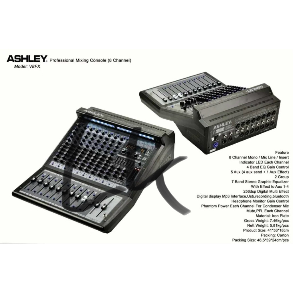 MIXER Ashley  v8fx original mixer Ashley