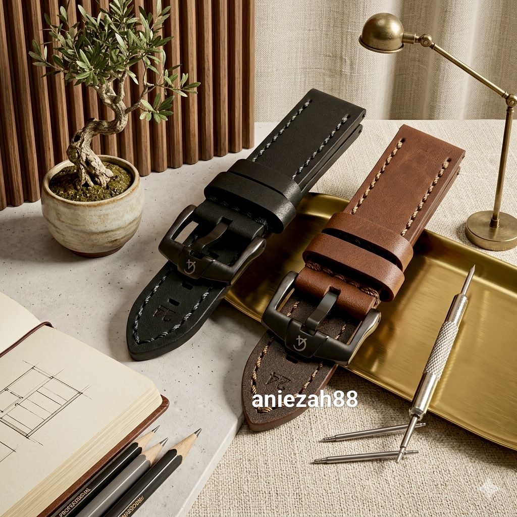 Tali Jam Tangan Alexandre Christie Asli Kulit Strap Jam Ac Alexandre Christie Kulit Ukuran 22mm-28mm