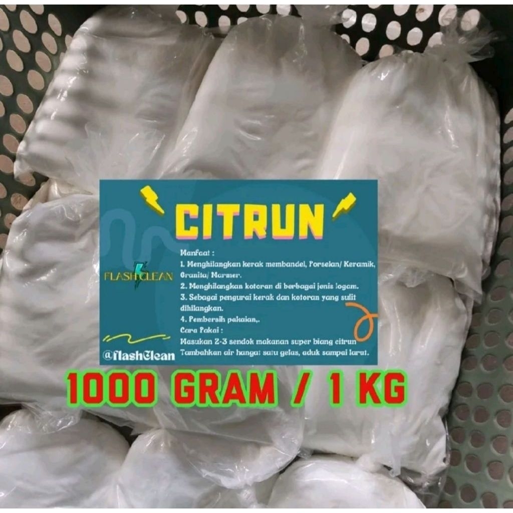 1 kg CITRUN ACID (BIANG CITRUN) PEMBERSIH SERBAGUNA