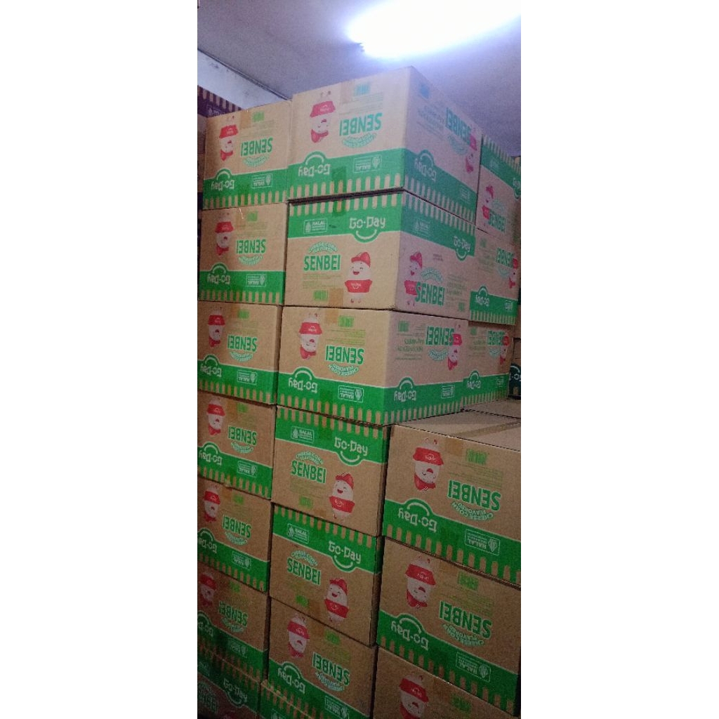 senbei cemilan kering 1 dus 6 bal