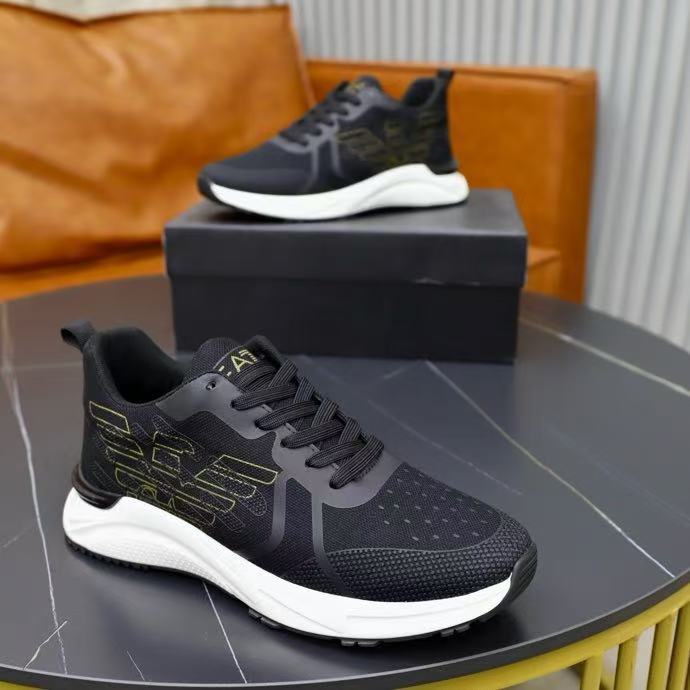 Armani Pria Fashion Kasual Sepatu Berlari Sepatu Olahraga
