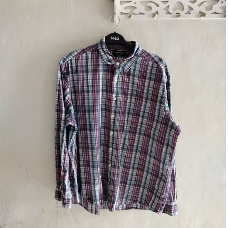 kemeja nautica BIG SIZE jumbo pria branded