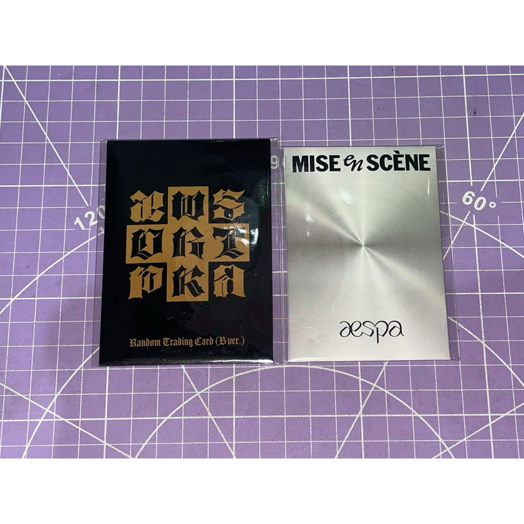 [READY STOCK] RANDOM TC AESPA DIRTY WORK AESPA MISS EN SCENE OFFICIAL SEALED