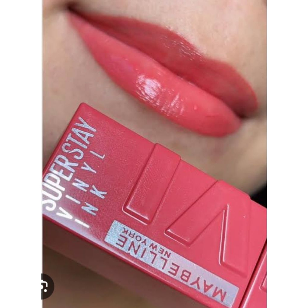 Original Lipstick Maybelline Superstay Vinyl Ink Lipstick 175 Tempting