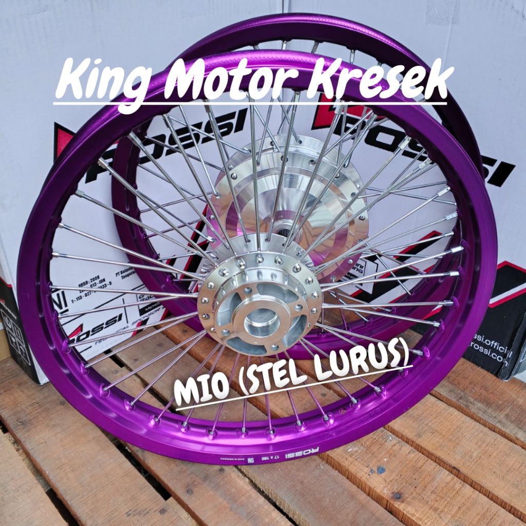 VELG JARI JARI PAKETAN (STEL LURUS) RING 17 X 140 MOTOR MIO SPORTY/SMILE,MIO M3,MIO J,FINO,X RIDE 11