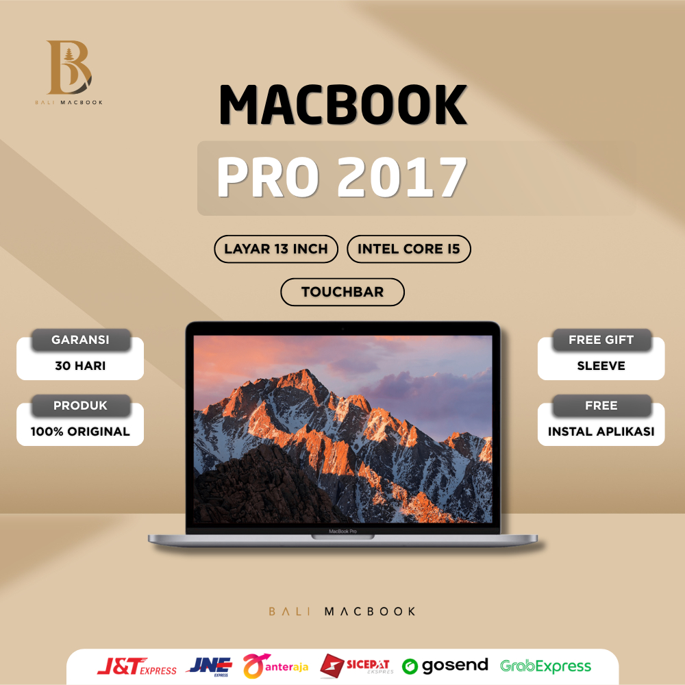 Macbook Pro Retina 13 inch 2017 | Touchbar | Ram 8GB - 16GB | Ssd 128GB 256GB 512GB Second ORIGINAL