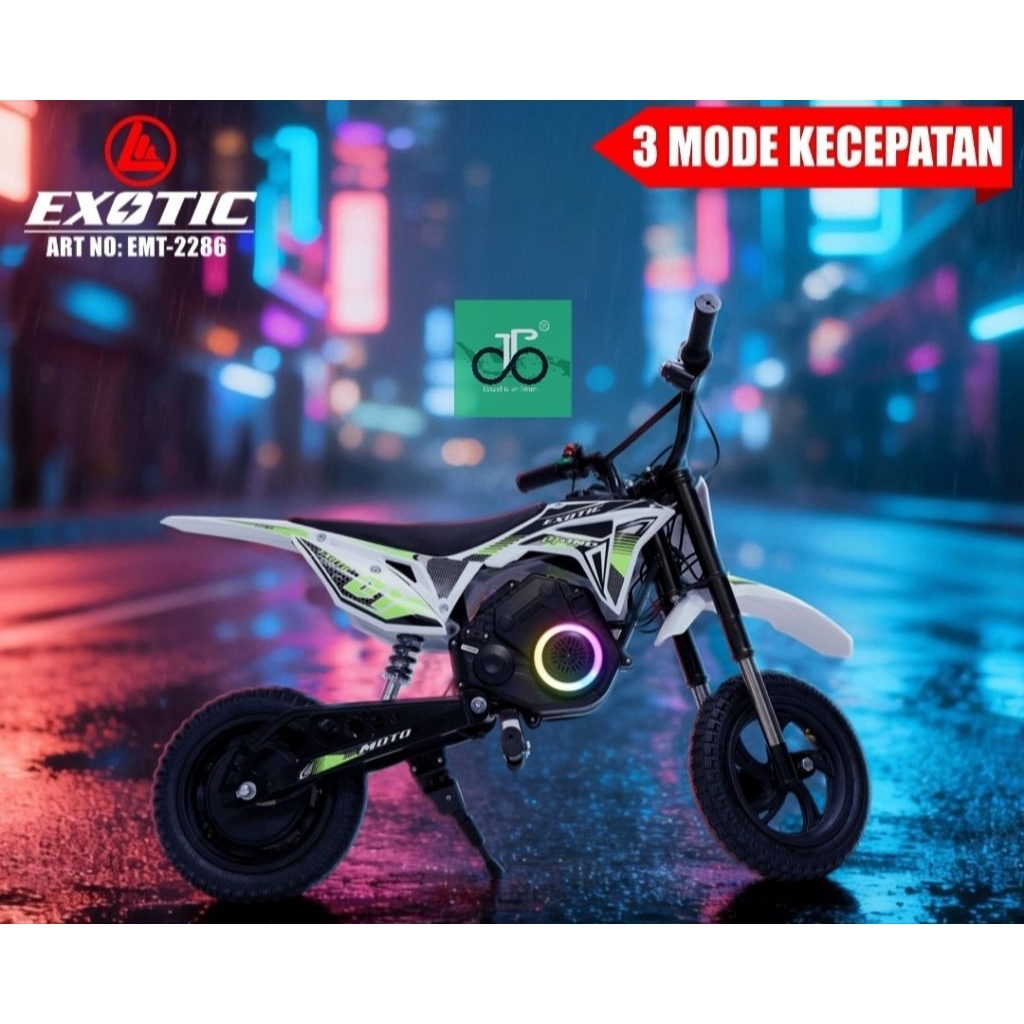 Mini Motor Trail anak elektrik Exotic EMT-2286 TERBARU EMT 2286 Listrik