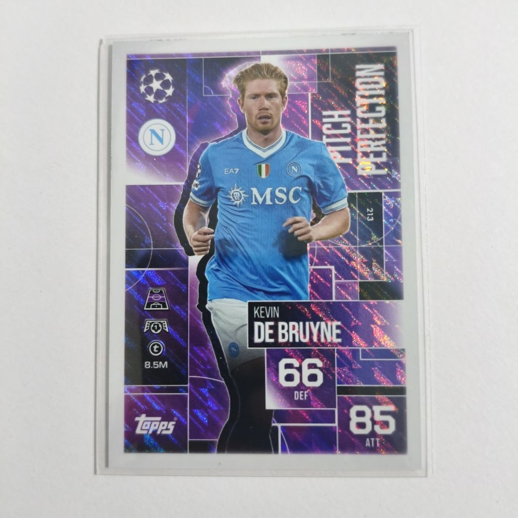 Kartu Bola Topps Kevin De Bruyne Napoli