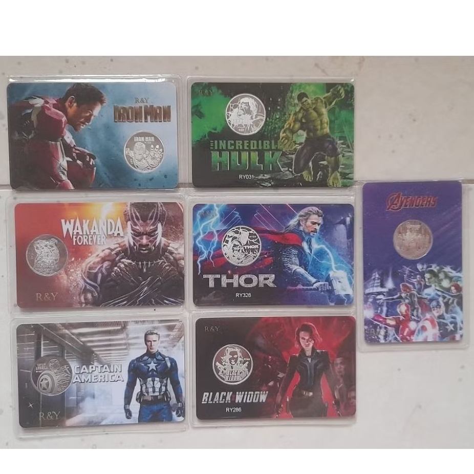 Logam Mulia Dirham Malaysia avangers series set