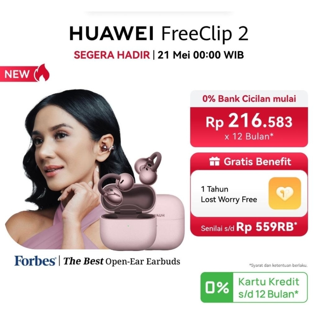 HUAWEI FreeClip 2 Wireless Earphone TWS Bluetooth Headset