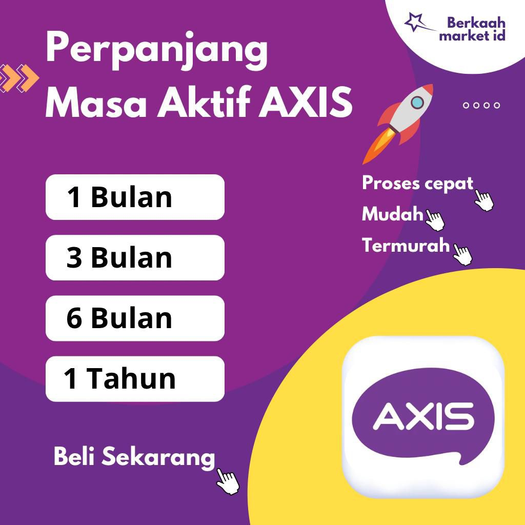 MASA AKTIF AXIS 1 TAHUN | PERPANJANG MASA AKTIF KARTU AXIS