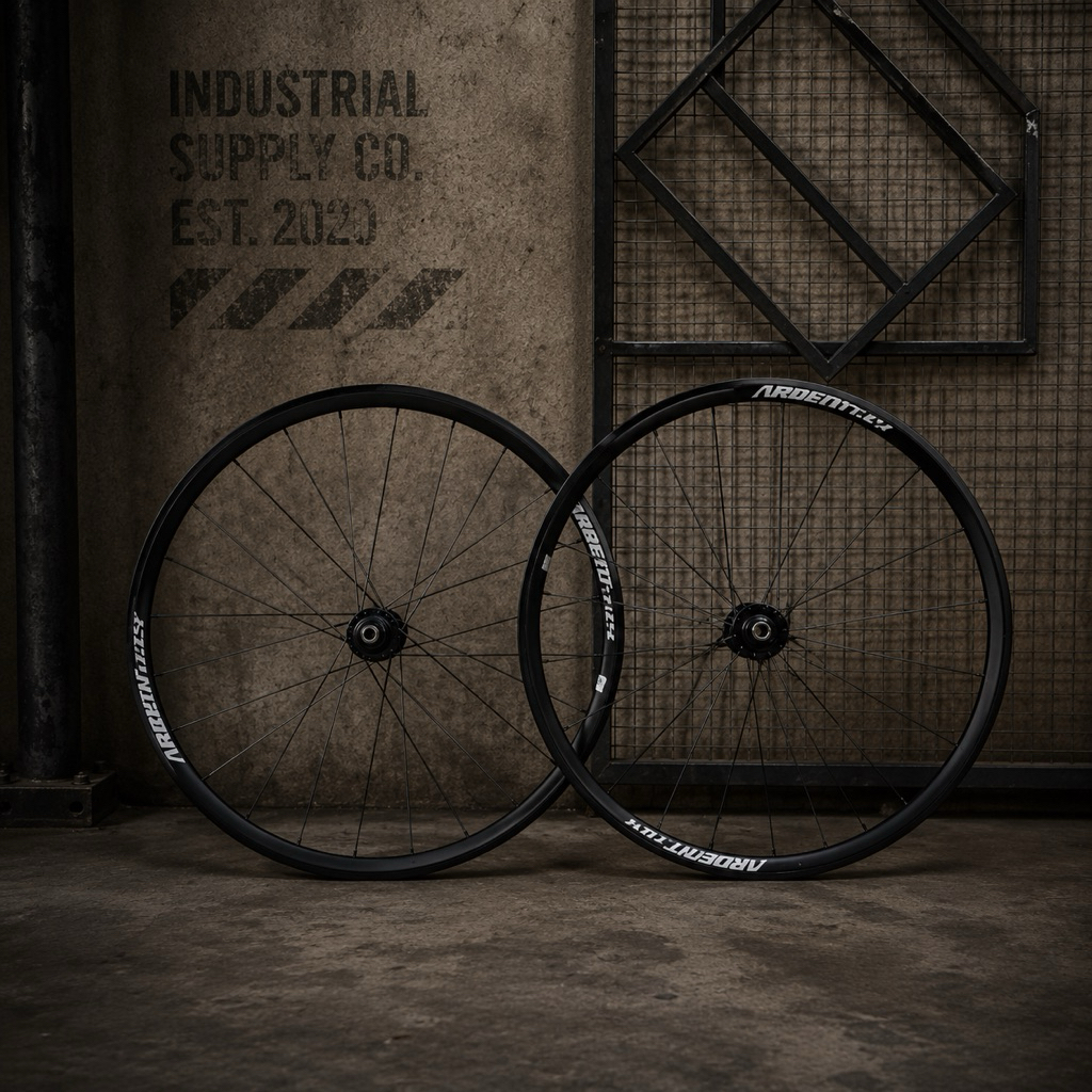 Wheelset ardently pista 20&24h 32h fixie sepasang spoke pipih aero