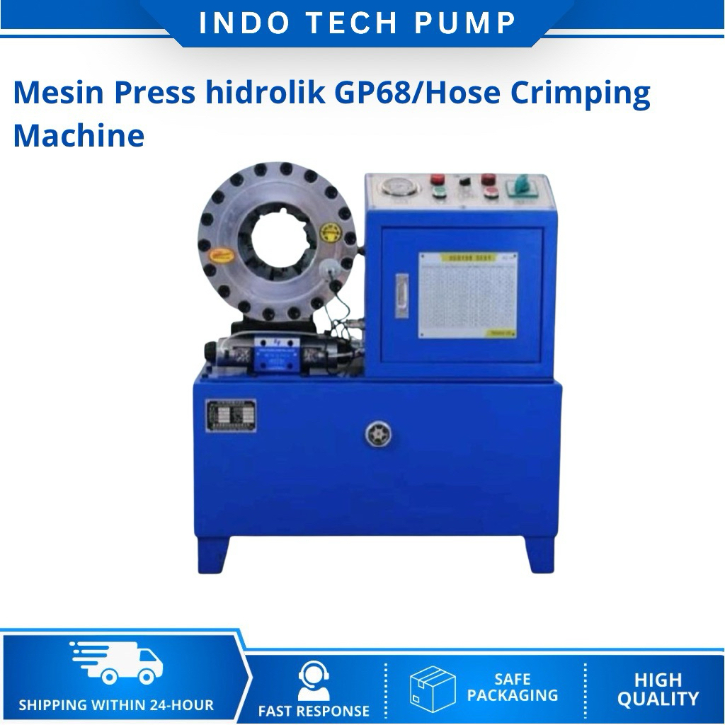 Mesin Press hidrolik GP68/Hose Crimping Machine