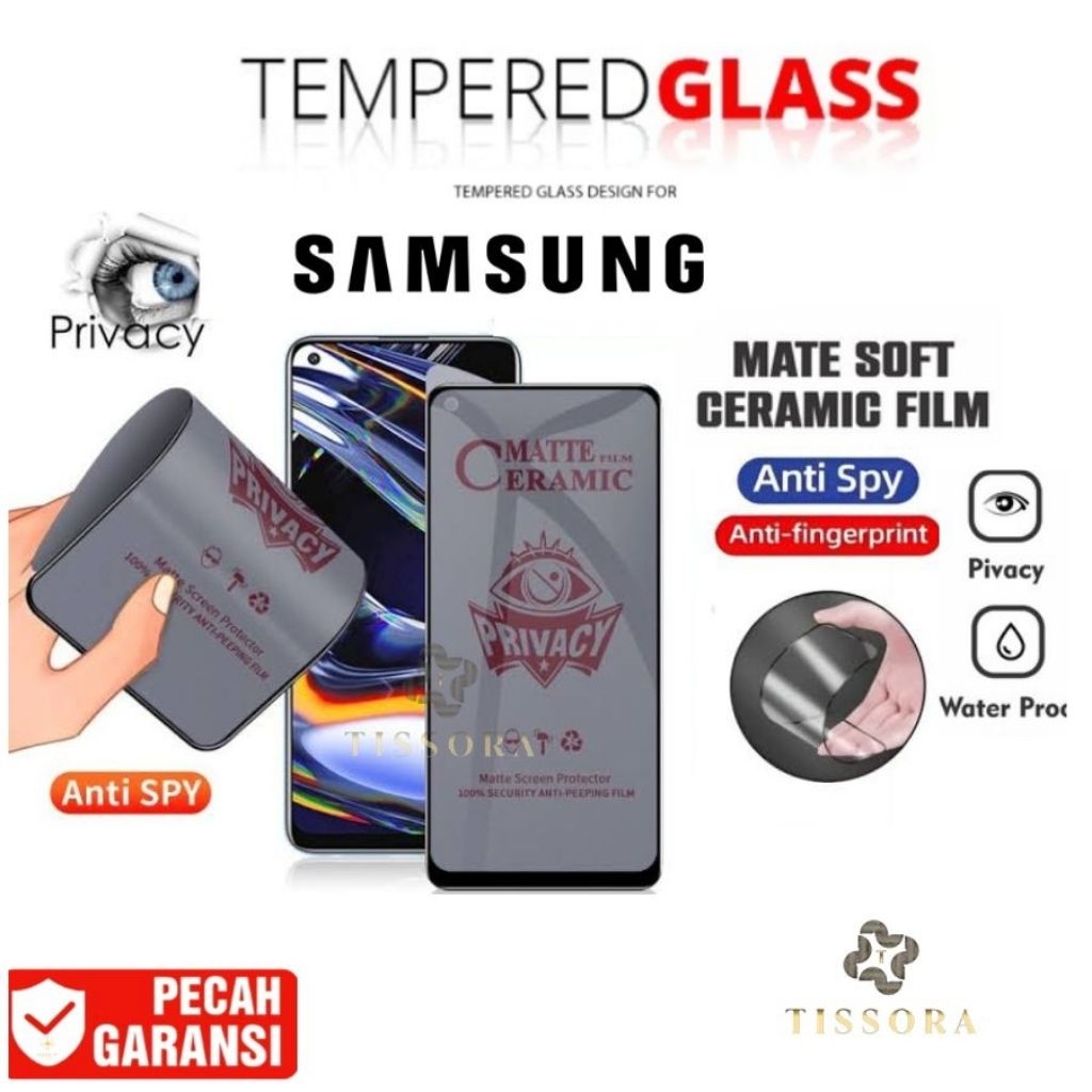 Ceramic Matte Spy Samsung J2 J3 J5 J3 2016 J5 2016 J7 2016 J5 2017 J2 2018 J6 2018 J7 2018 J5 Pro J7