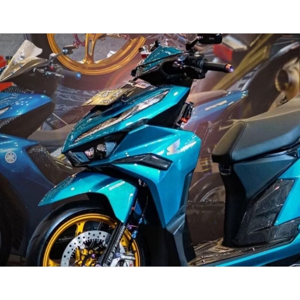 CAT PU WARNA BIRU TOSCA METALIK ORIGINAL