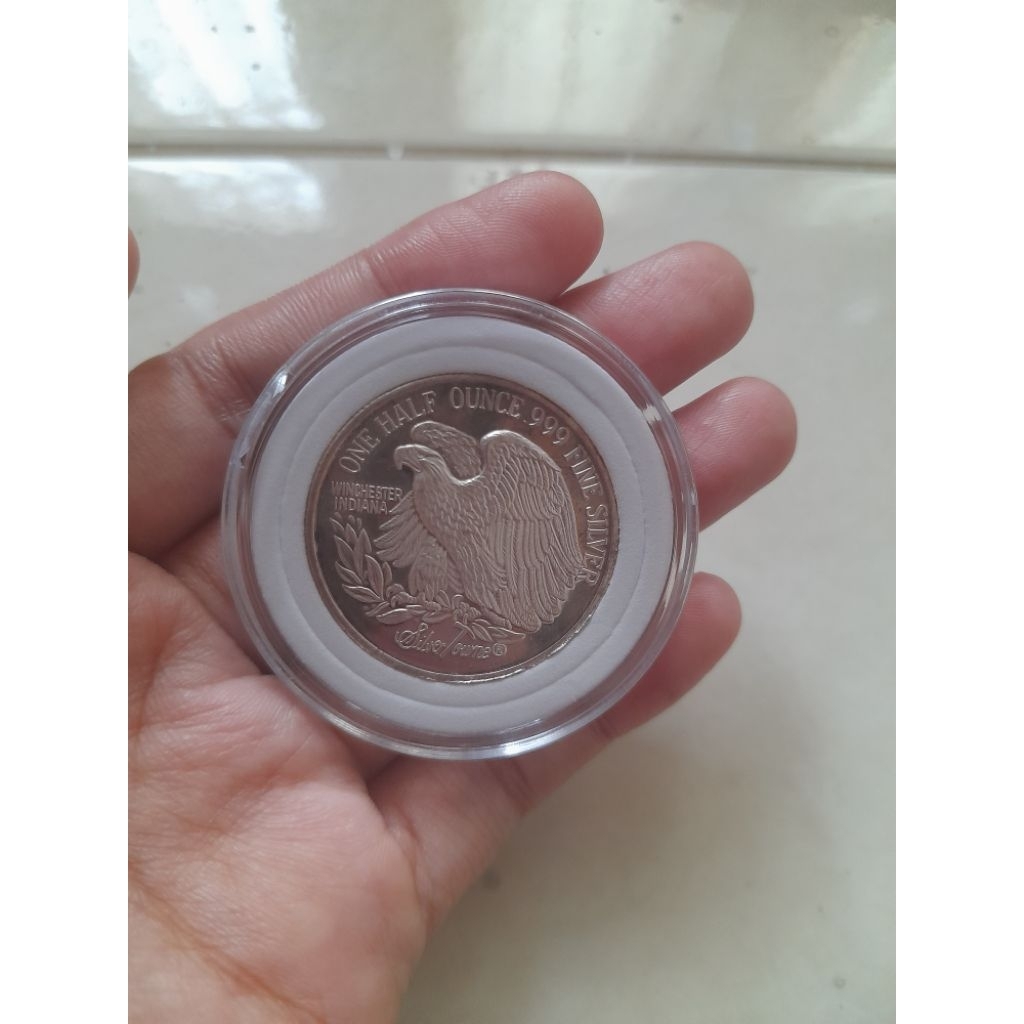 Logam Mulia Koin Perak Liberty 1/2 oz