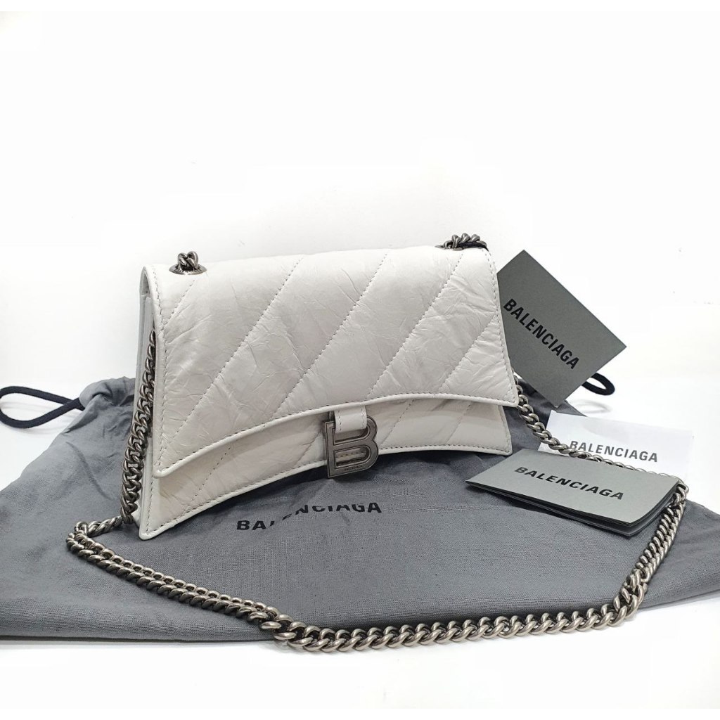 Balen XS Hourglass crush chain Shoulder Bag