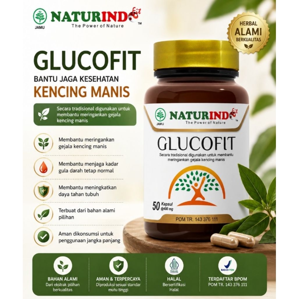 GLUCOFIT Naturindo 50 Kapsul