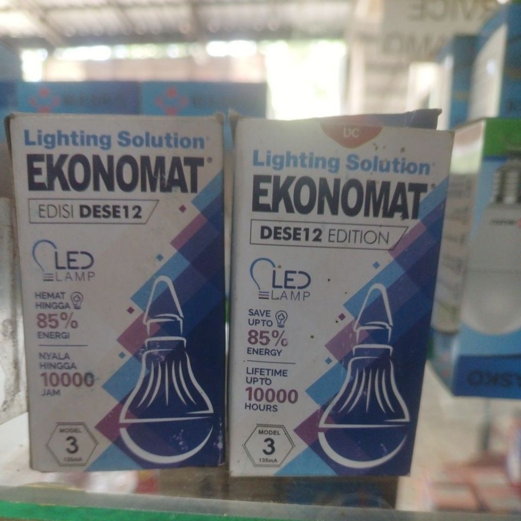 Lampu aki ekonomat