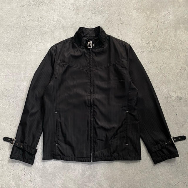 Y2K G.U Caferacer Jacket Black