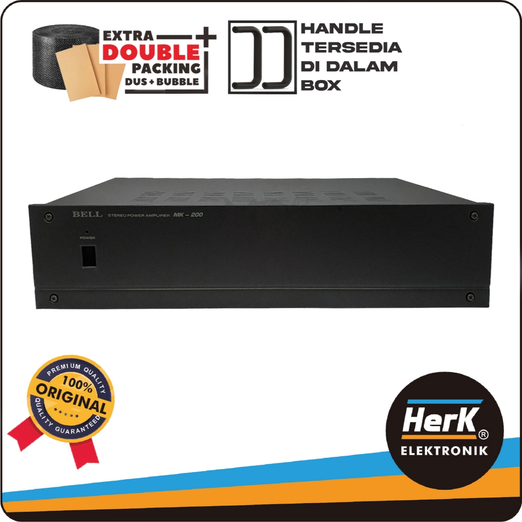 BELL - BOX POWER AMPLIFIER BELL MK200 POLOS - BOX AUDIO MK200