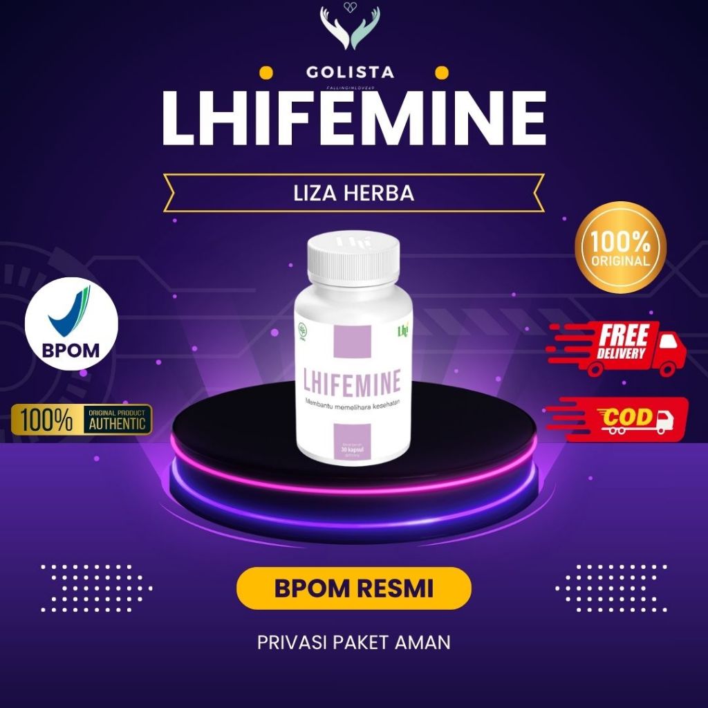 HERBAL LHI - Lhifemine Liza Herbal untuk Kewanitaan - 30 Kapsul BPOM