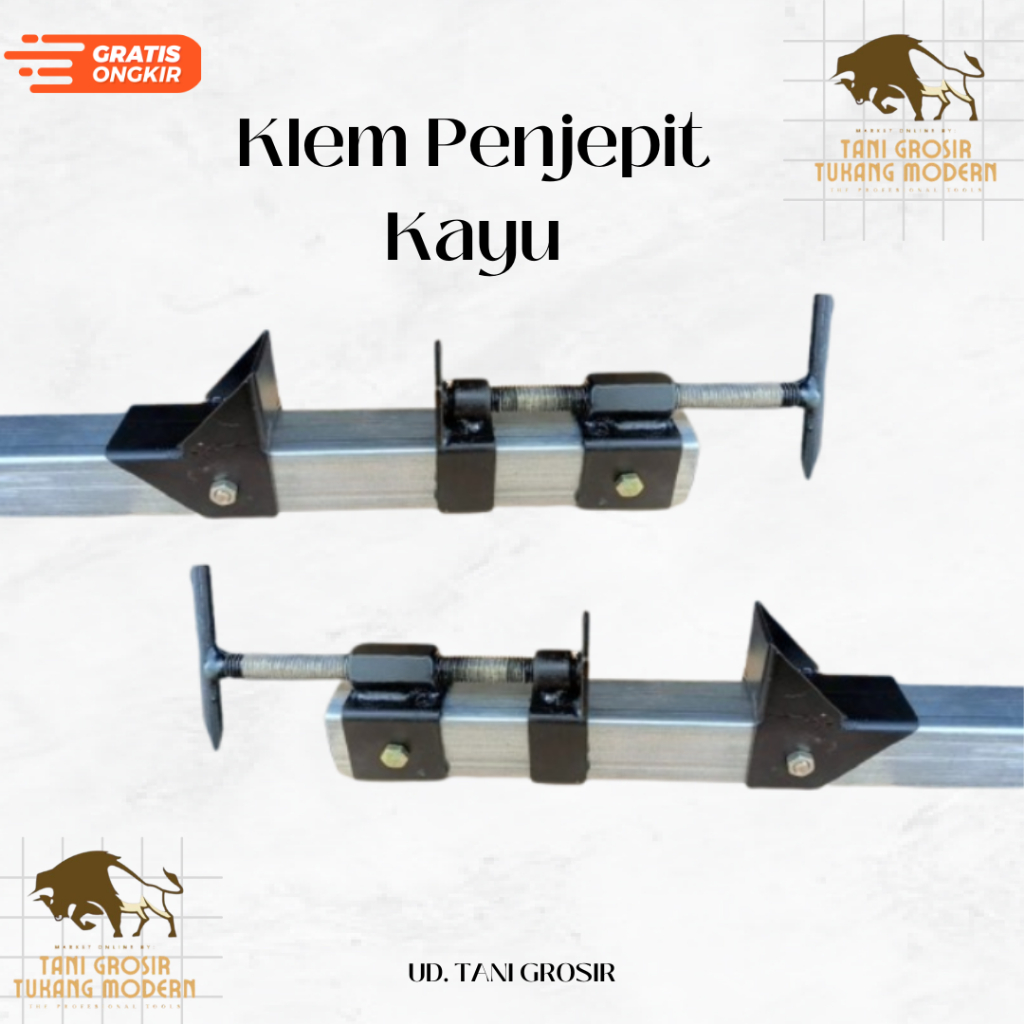 CATOK KAYU / PRESS KAYU SUPER PREMIUM / KLEM F KAYU / PRES KAYU / PENJEPIT PAPAN / KLEM HEAVY DUTY
