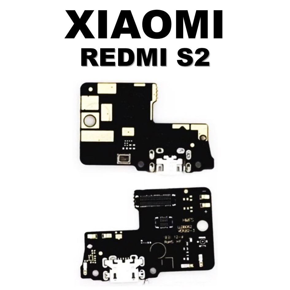 PCB PAPAN CONEKTOR CAS XIAOMI REDMI S2 + MIC ORIGINAL 100%