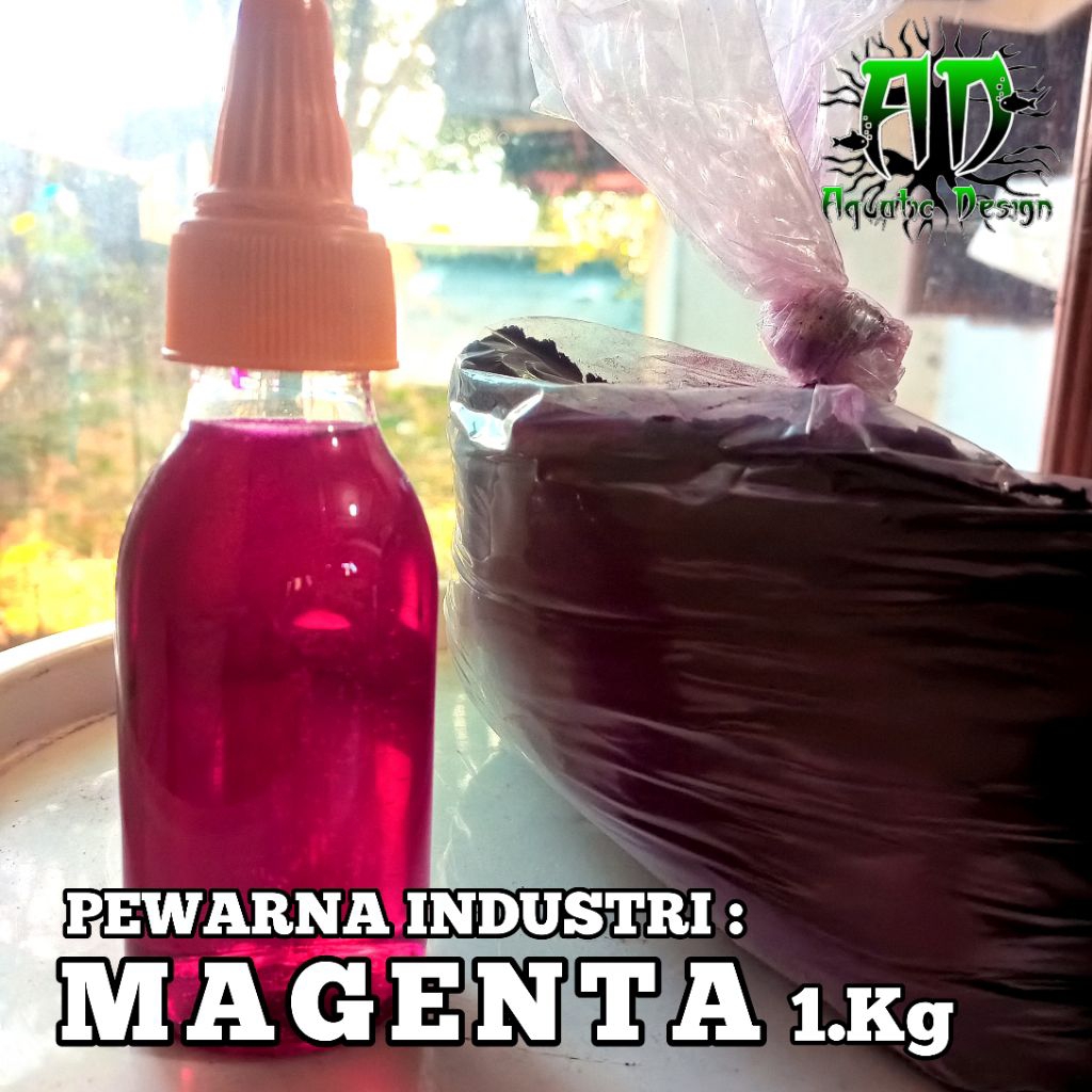 Wantex Magenta/Pewarna Textil/Pewarna Industri/Pewarna pakaian/Pewarna Kerajinan/Kemasan 1kg