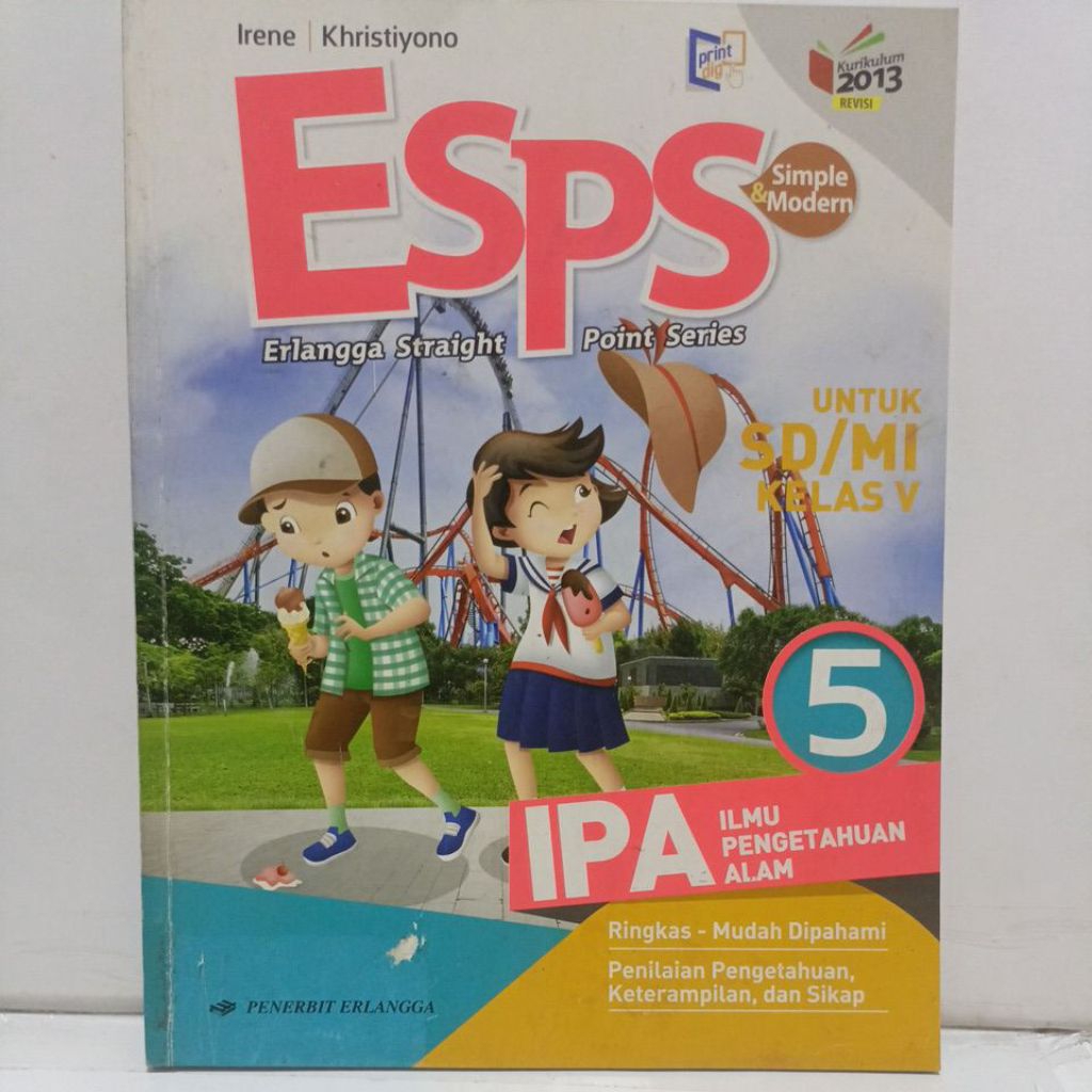 ESPS IPA 5 ILMU PENGETAHUAN ALAM SD/MI KELAS V KURIKULUM 2013 REVISI ERLANGGA