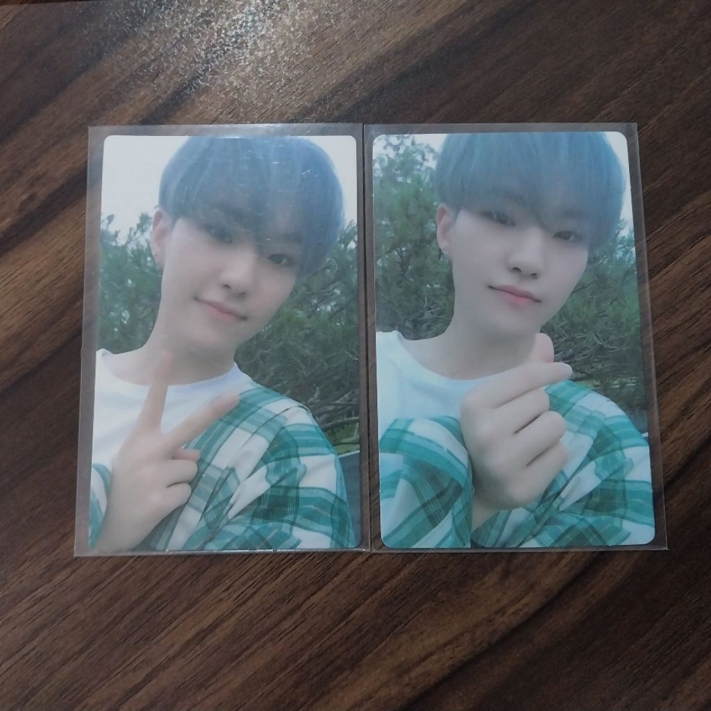 hoshi ymmd you make my day sts set the sun photocard seventeen