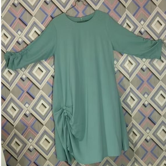 Tunik Hijau Mint LD 100 - COD