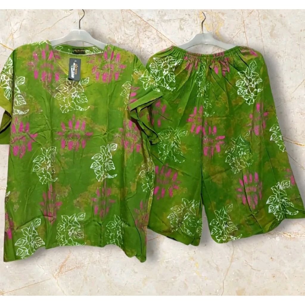 Setelan Kulot Jumbo Daster Hengky LD 135 Baju tidur wanita Big size