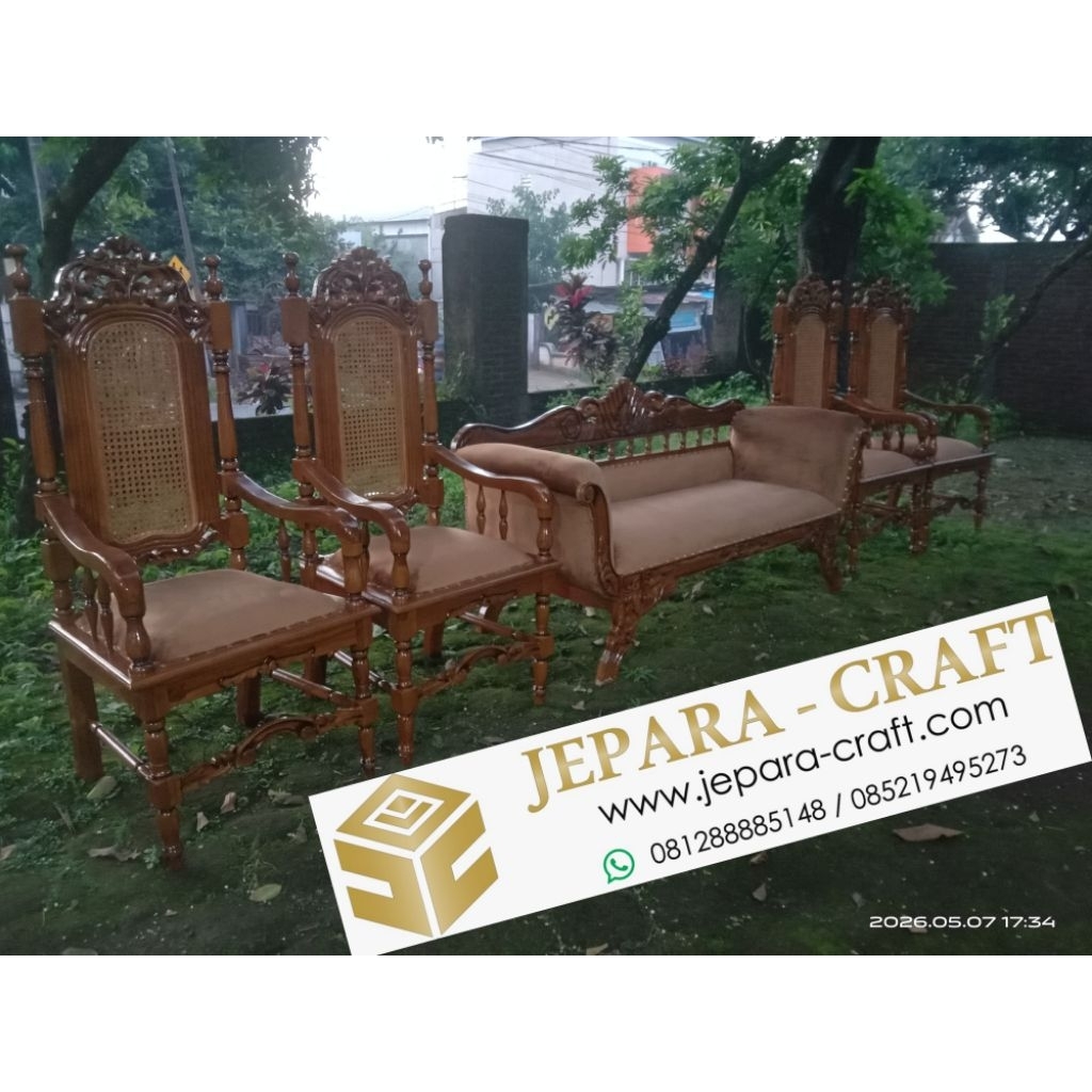 Kursi Pelaminan Adat Jawa Exclusive Terbaru