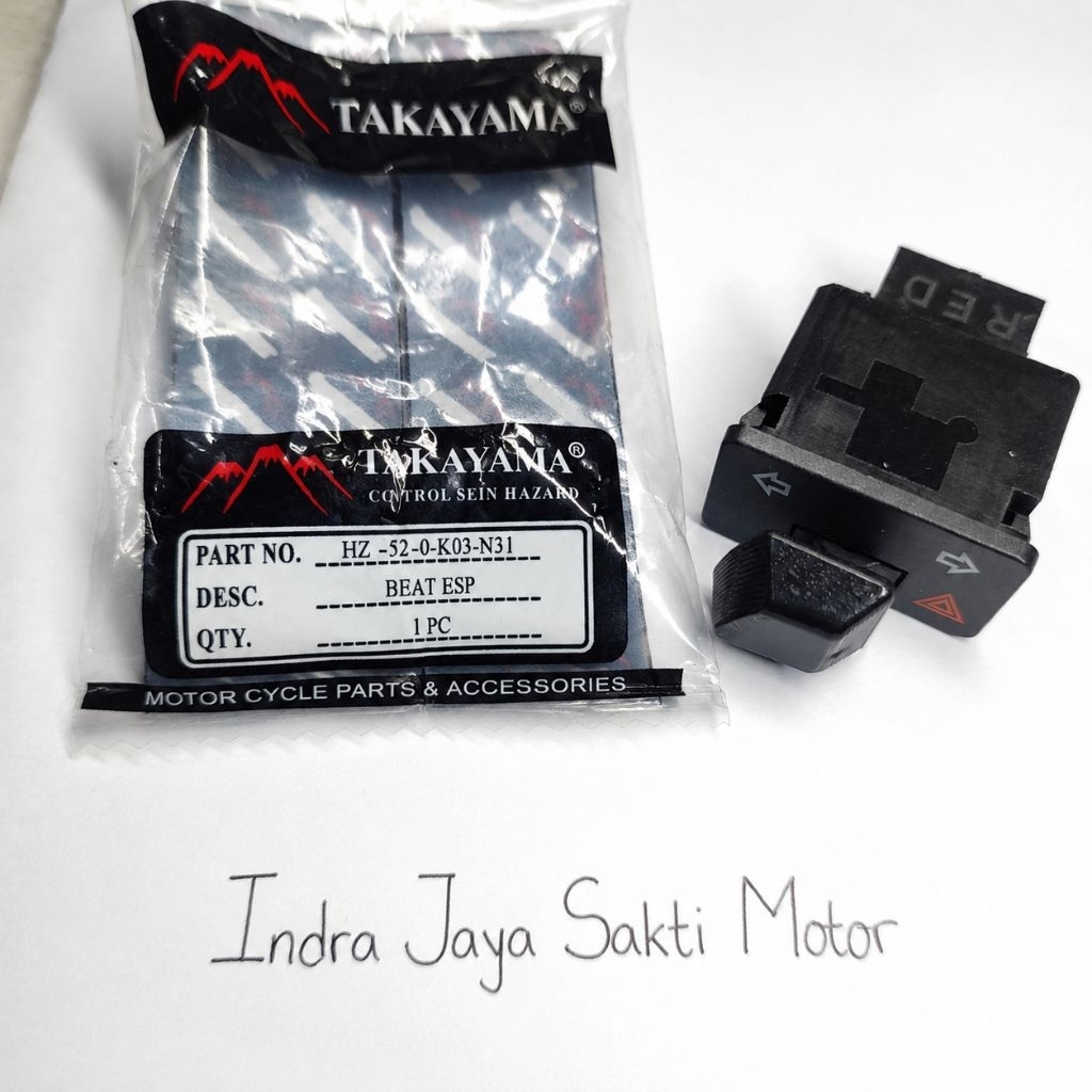 Tombol Lampu sen Hazard K03 Beat esp takayama