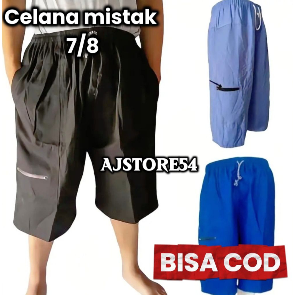 PROMO CELANA PENDEK MISTAK 7/8 XL/JUMBO