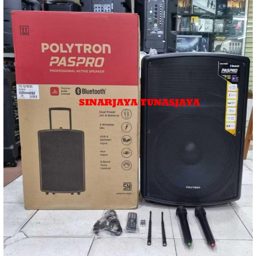 POLYTRON SPEAKER AKTIF PAS PRO 15F3 AKTIF SPEAKER/PRO-15F3/POLYTRON SPEAKER AKTIF ORI
