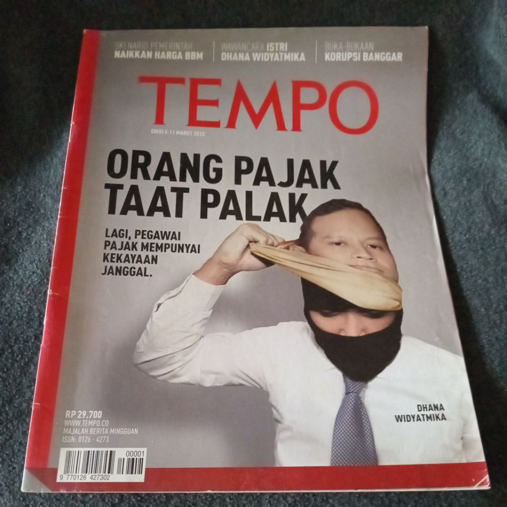 MAJALAH TEMPO EDISI 5-11 MARET 2012 - ORANG PAJAK TAAT PALAK