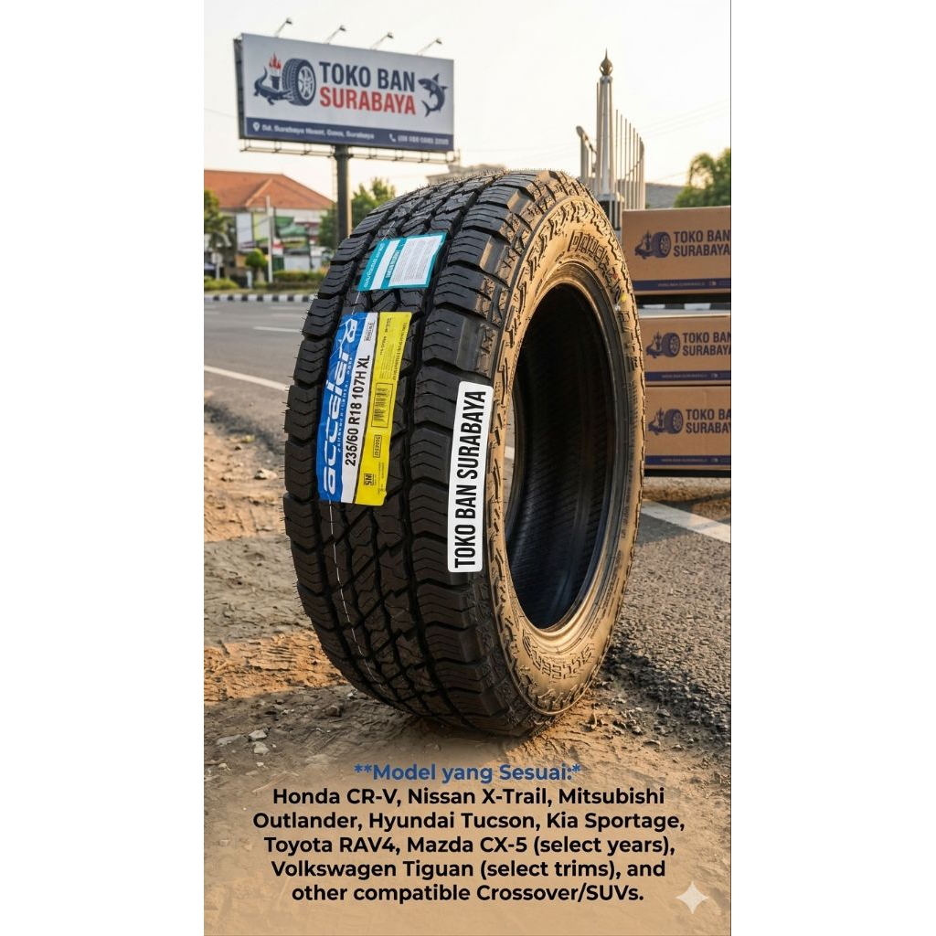 ban mobil Accelera 235/60R18 OMIKRON A/T2 AT2