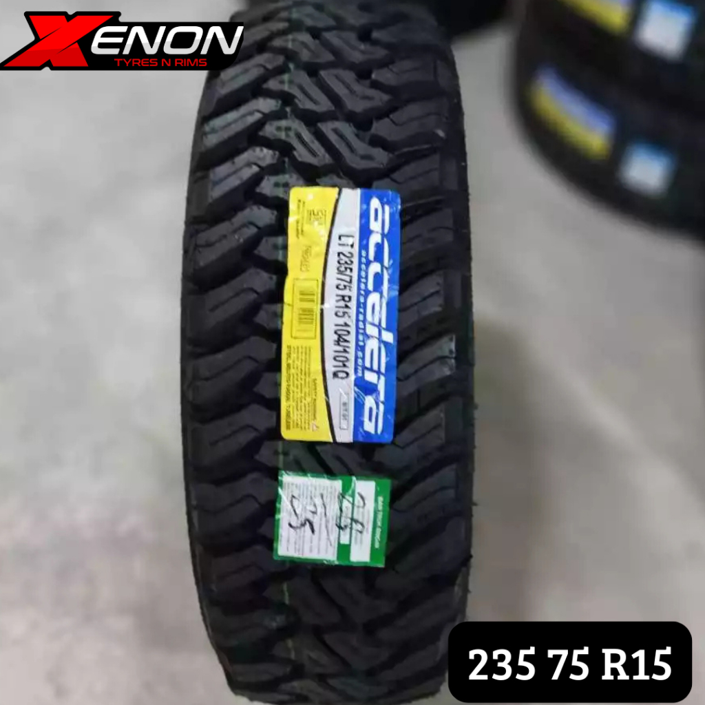 Ban Pacul Semi Offroad Merek ACCELERA M/T-01 235 75 R15 Ban Awet Toko Ban Tangerang Cipondoh