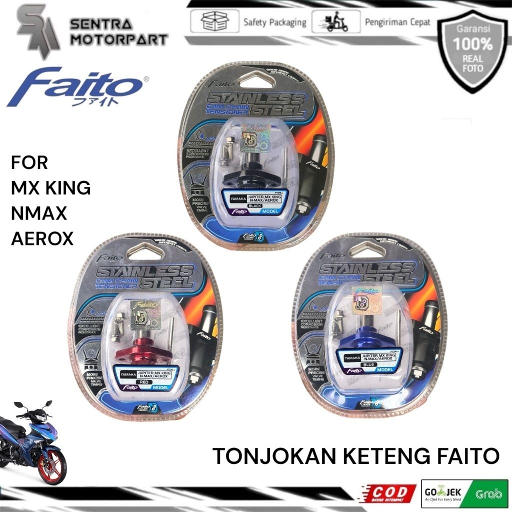 Tonjokan stelan keteng adjuster tensioner manual Jupiter mx king nmax aerox mio m3 faito