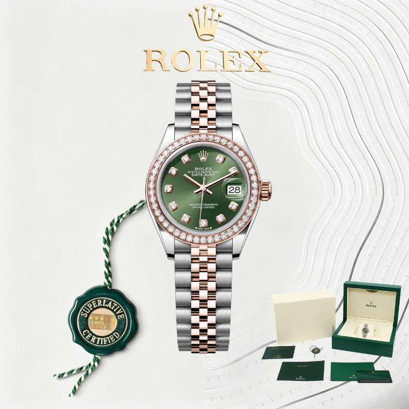 (100% ASLI Rolex) COD Baru Rolex INCLUDE BOX  Rolex Datejust   31mm AAAAA Tahan Air angan wanita Rol