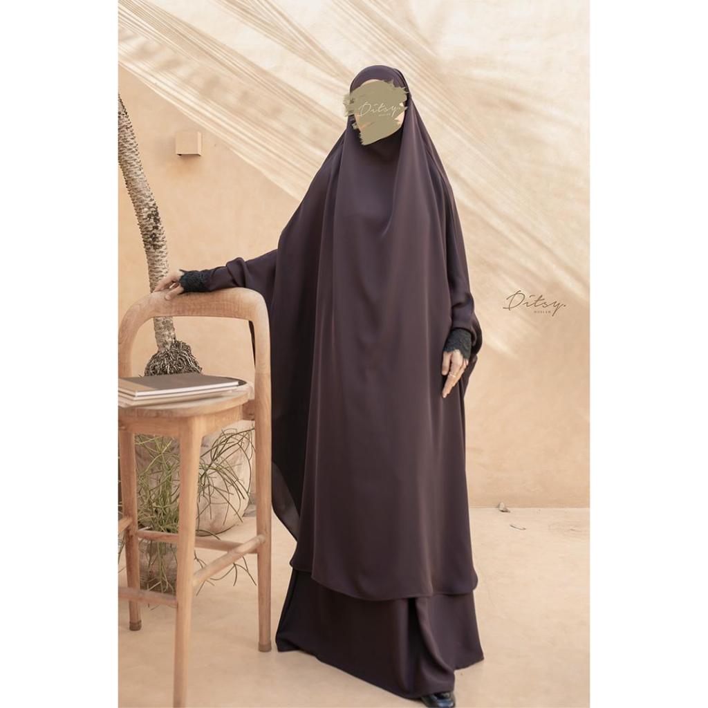 DITSY MOSLEM ZAYNA FK SET GN FORMAL BLACK Reguler