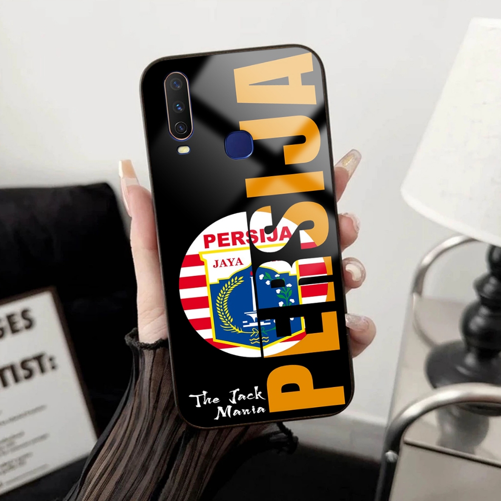 Softcase Glass Kaca For Vivo Y12 Terbaru - Case Pelindung Handphone Vivo Y12 - Casing Hp Vivo Terbar
