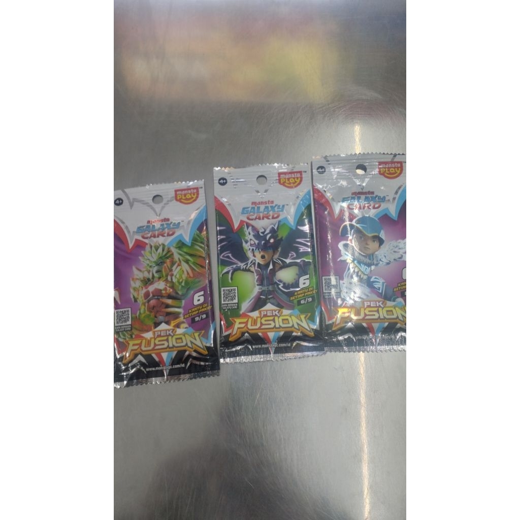 Monsta Galaxy Card Boboiboy Pek Fusion ID